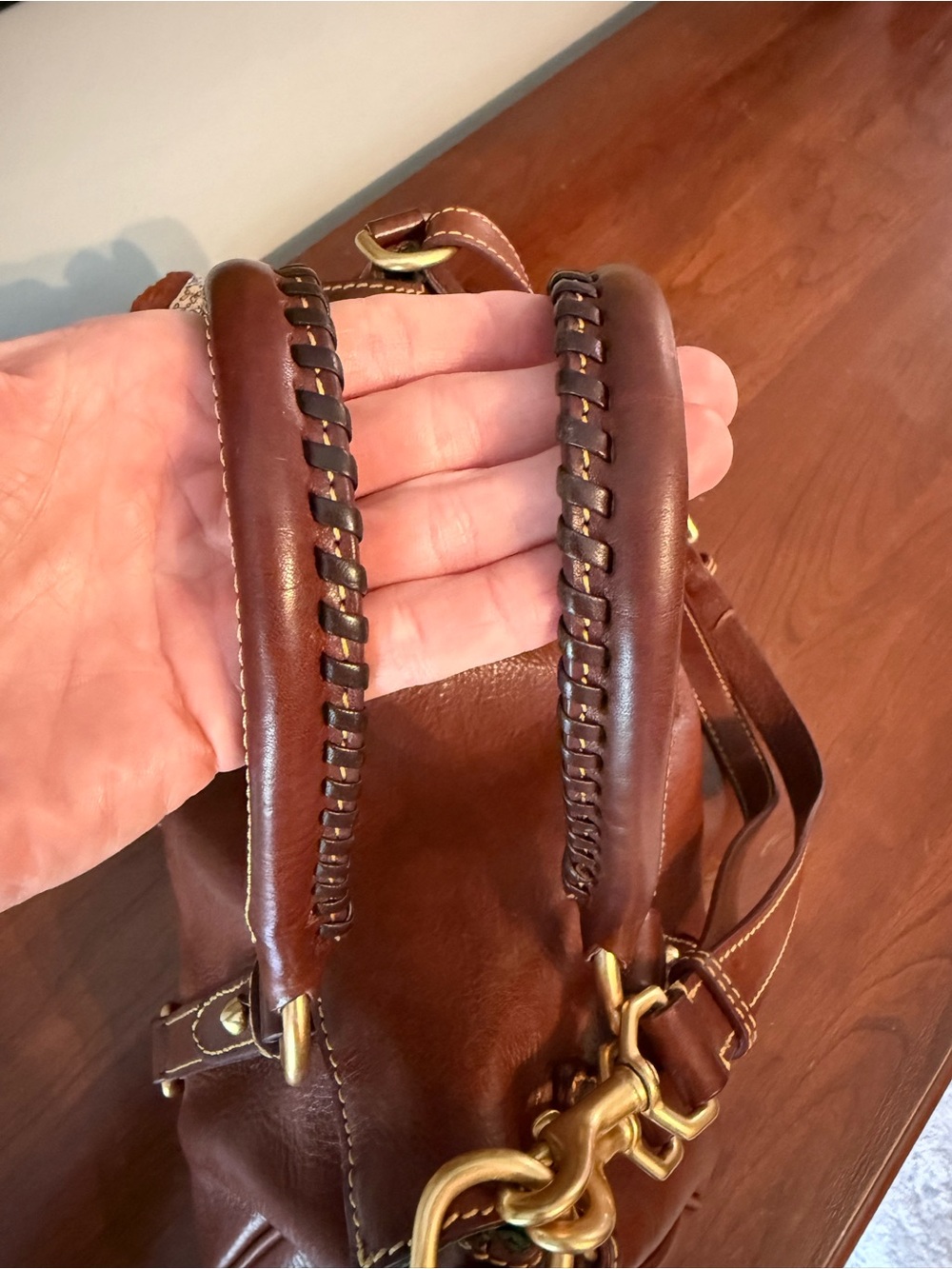 🤎 Dooney & Bourke OG Florentine Satchel // Chestnut 🤎 - Picture 7 of 16
